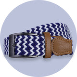 Derby Blue Stretch Belt
