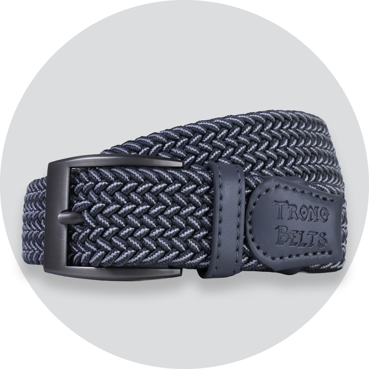 Boutique pearl grey stretch belt with rhinestone accents and buckle OSFM b.b. Simon Silver BB Pattern Pony Hair Crystal Belt – Dudes  main image 4